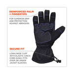 ProFlex 819WP Extreme Thermal WP Gloves, EN388: 4222B, 9" Long, XX-Large, Black, Pair