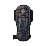 ProFlex 342 Injected Gel Knee Pads, Extra Long Cap, Hook and Loop Closure, One Size Fits Most, Black, Pair
