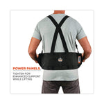 ProFlex 1650 Economy Elastic Back Support Brace, X-Small, 20" to 25" Waist, Black