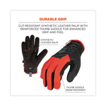 ProFlex 812CR6 ANSI A6 Utility and CR Gloves, EN388: 2543E, 9" Long, Small, Black, Pair