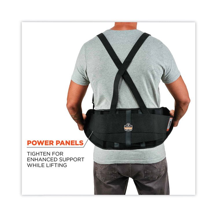 ProFlex 100 Economy Spandex Back Support Brace, 2X-Large, 42" to 46" Waist, Black