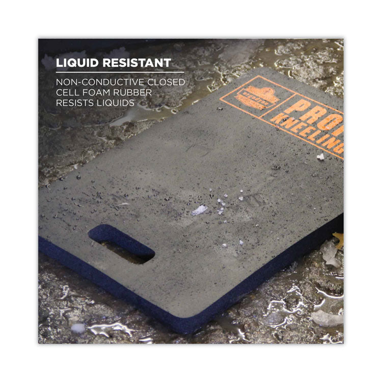 ProFlex 380 Standard Foam Kneeling Pad, 1", Medium, Black