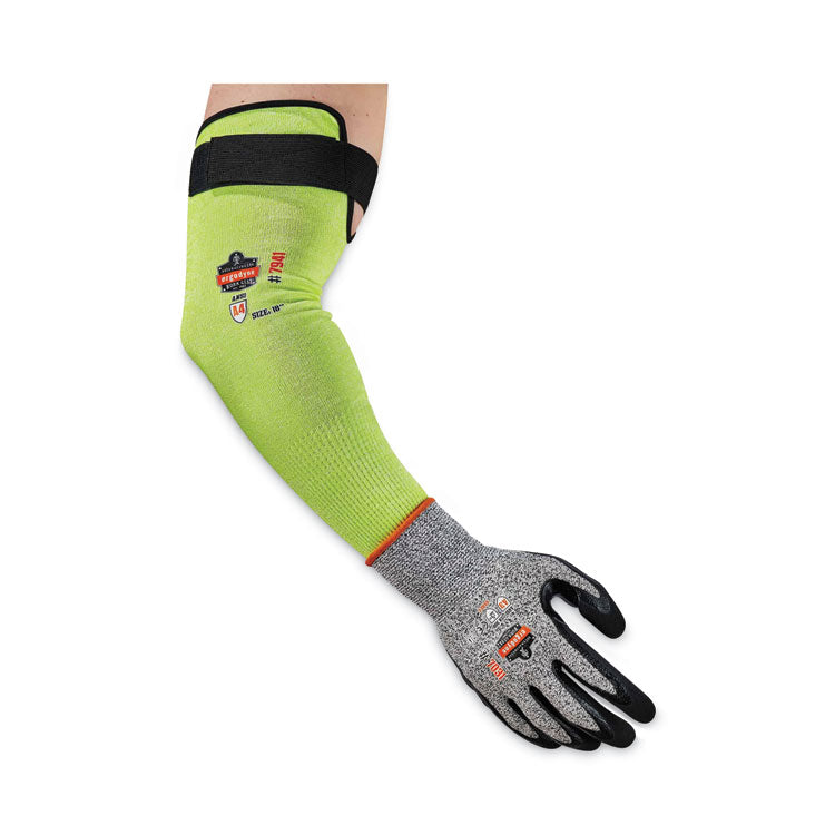 ProFlex 7941-PR CR Protective Arm Sleeve, 18", Lime, 144 Pairs/Carton