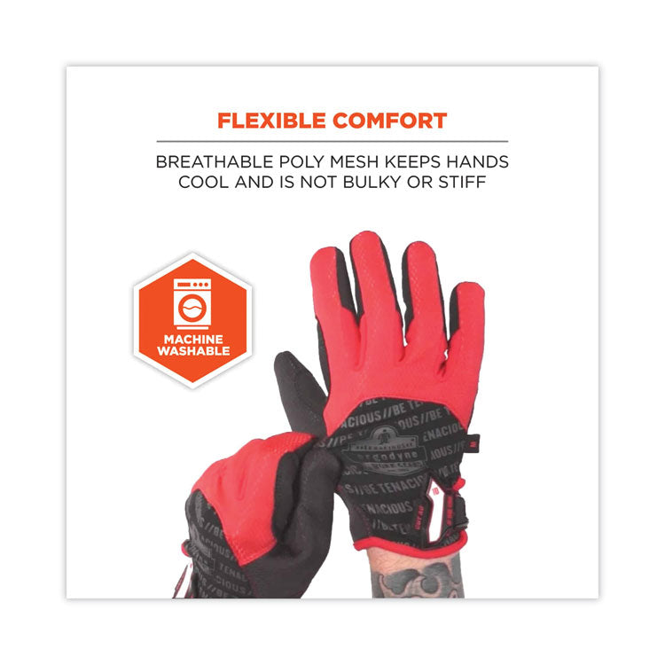 ProFlex 812CR6 ANSI A6 Utility and CR Gloves, EN388: 2543E, 9" Long, Medium, Black, Pair