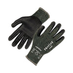 ProFlex 7070 ANSI A7 Nitrile Coated CR Gloves, EN388: 4X42F, 9" Long, Small, Green, 12 Pairs