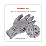 ProFlex 7030 ANSI A3 PU Coated CR Gloves, EN388: 4X42C, 9" Long, Large, Gray, 12 Pairs