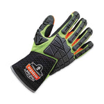 ProFlex 925F(x) Standard Dorsal Impact-Reducing Gloves, EN388: 4121XP, XX-Large, Black/Lime, Pair