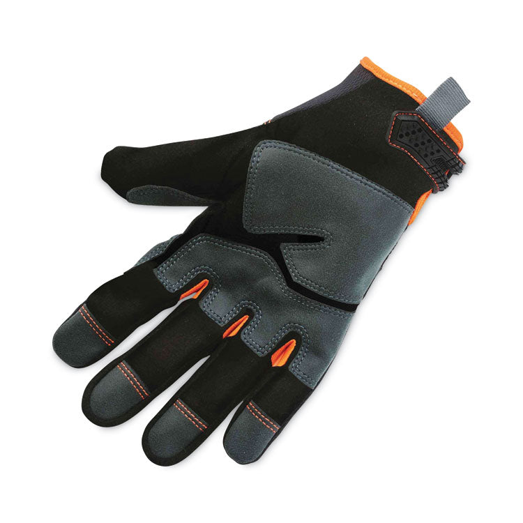 ProFlex 810 Reinforced Utility Gloves, EN388: 3121X, 9" Long, Medium, Black, Pair