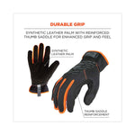 ProFlex 815 QuickCuff Mechanics Gloves, 9" Long, XX-Large, Black, Pair