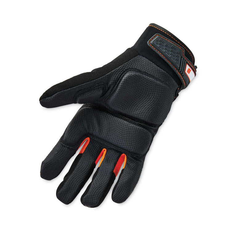 ProFlex 9001 Full-Finger Impact Gloves, EN388: 1121X, Large, Black, Pair