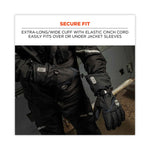 ProFlex 825WP Thermal Waterproof Winter Work Gloves, Large, Black, Pair