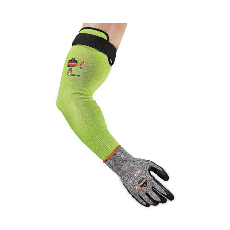 ProFlex 7941-PR CR Protective Arm Sleeve, 22", Lime, 144 Pairs/Carton
