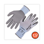 ProFlex 7025 ANSI A2 PU Coated CR Gloves, EN388: 2X42B, 9" Long, Medium, Blue, 12 Pairs