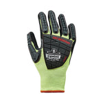ProFlex 7141 ANSI A4 DIR Nitrile-Coated CR Gloves, EN388: 4X42DP, 9" Long, Small, Lime, 72 Pairs/Carton