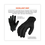 ProFlex 812BLK High-Dexterity Black Tactical Gloves, 9" Long, XX-Large, Black, Pair