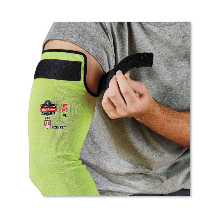 ProFlex 7941-PR CR Protective Arm Sleeve, 22", Lime, Pair
