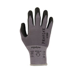ProFlex 7000 Nitrile-Coated Gloves Microfoam Palm, EN388: 4121A, 9" Long, Large, Gray, 12 Pairs
