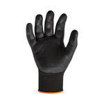 ProFlex 7001 Nitrile-Coated Gloves, EN388: 4121X, 9" Long, Large, Black, Pair