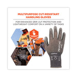 ProFlex 7044 ANSI A4 PU Coated CR Gloves, EN388: 4X42D, 9" Long, Medium, Gray, 12 Pairs