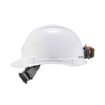 Skullerz 8970LED Class E Hard Hat Cap Style with LED Light, White