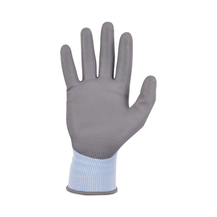 ProFlex 7025 ANSI A2 PU Coated CR Gloves, EN388: 2X42B, 9" Long, X-Large, Blue, 12 Pairs