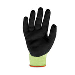 ProFlex 7141 ANSI A4 DIR Nitrile-Coated CR Gloves, EN388: 4X42DP, 9" Long, Medium, Lime, 72 Pairs/Carton