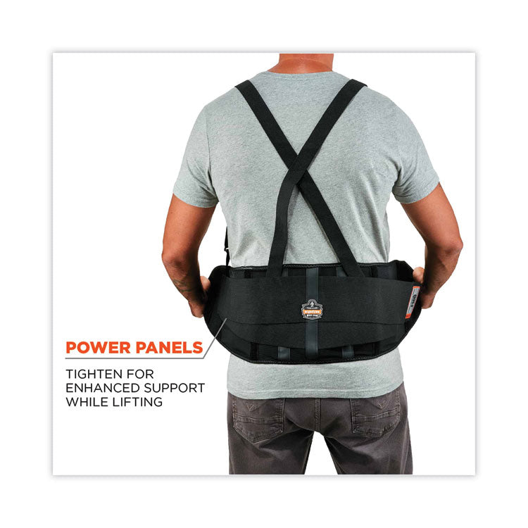 ProFlex 100 Economy Spandex Back Support Brace, Small, 25" to 30" Waist, Black