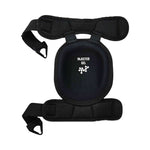 ProFlex 344 Injected Gel Knee Pads With Comfort Straps, Short Cap, Buckle Closure, Black, Pair