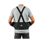 ProFlex 1625 Elastic Back Support Brace, 4X-Large, 52" to 58" Waist, Black
