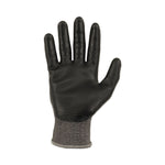 ProFlex 7072 ANSI A7 Nitrile-Coated CR Gloves, EN388: 4X44F, 9" Long, Medium, Gray, 12 Pairs