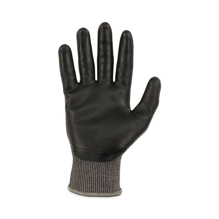 ProFlex 7072 ANSI A7 Nitrile-Coated CR Gloves, EN388: 4X44F, 9" Long, Medium, Gray, 12 Pairs