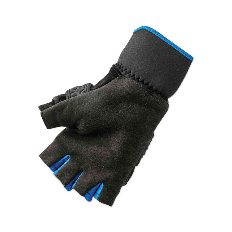 ProFlex 816 Thermal Flip-Top Gloves, EN388: 3423X, 9" Long, Medium, Black, Pair