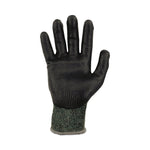 ProFlex 7070 ANSI A7 Nitrile Coated CR Gloves, EN388: 4X42F, 9" Long, Large, Green, Pair