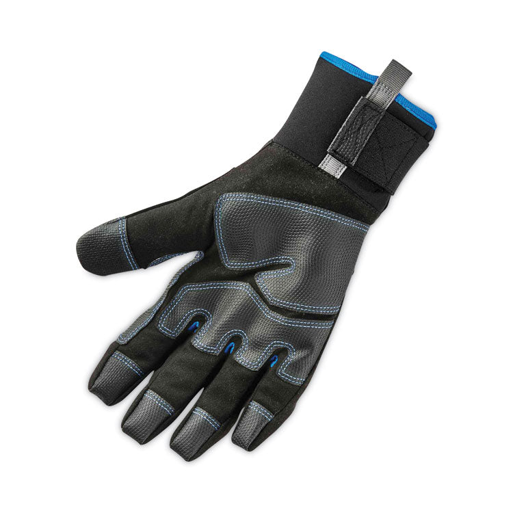 ProFlex 818WP Thermal WP Gloves with Tena-Grip, EN388: 3423X, 9" Long, X-Large, Black, Pair