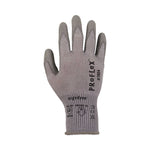 ProFlex 7024 ANSI A2 PU Coated CR Gloves, EN388: 4X42B, 9" Long, XX-Large, Gray, 12 Pairs