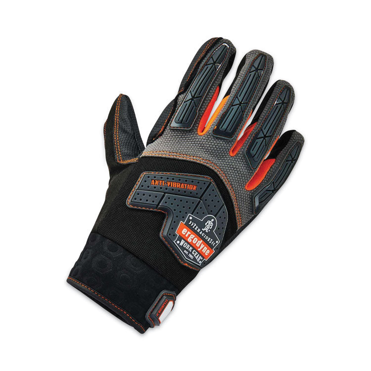 ProFlex 9015F(x) Certified Anti-Vibration Gloves with Dorsal Protection, EN388: 2121X, X-Large, Black, Pair