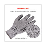 ProFlex 7030 ANSI A3 PU Coated CR Gloves, EN388: 4X42C, 9" Long, Medium, Gray, Pair