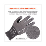 ProFlex 7071 ANSI A7 PU Coated CR Gloves, EN388: 4X42F, 9" Long, Medium, Gray, 12 Pairs