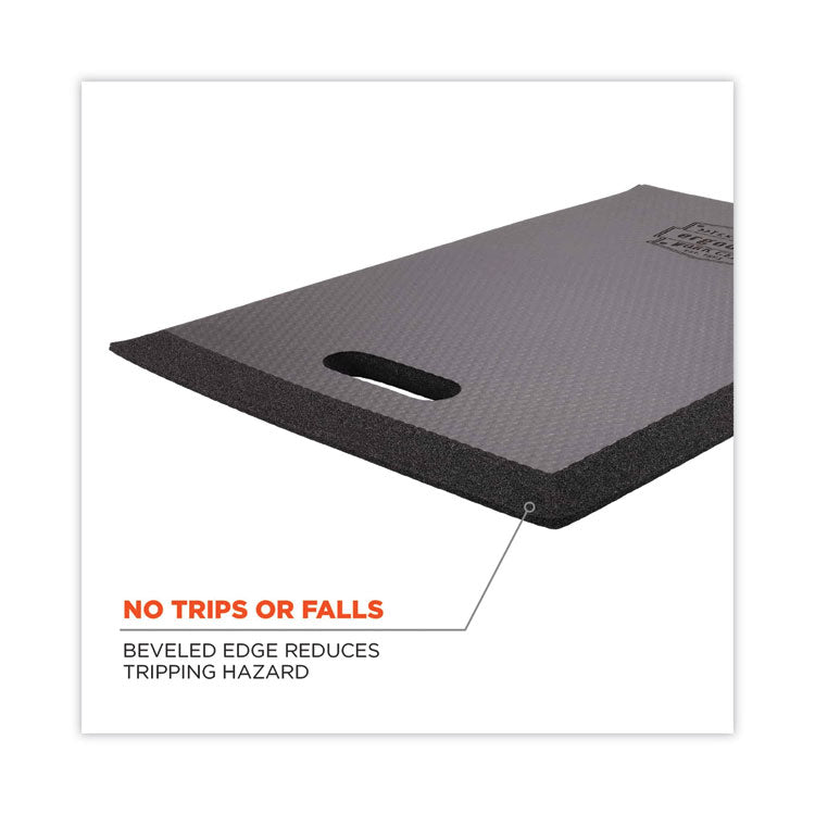 ProFlex 376 Small Foam Kneeling Pad, 0.5", Small, Black