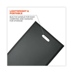 ProFlex 381 Standard Foam Kneeling Pad, 0.5", Medium, Black