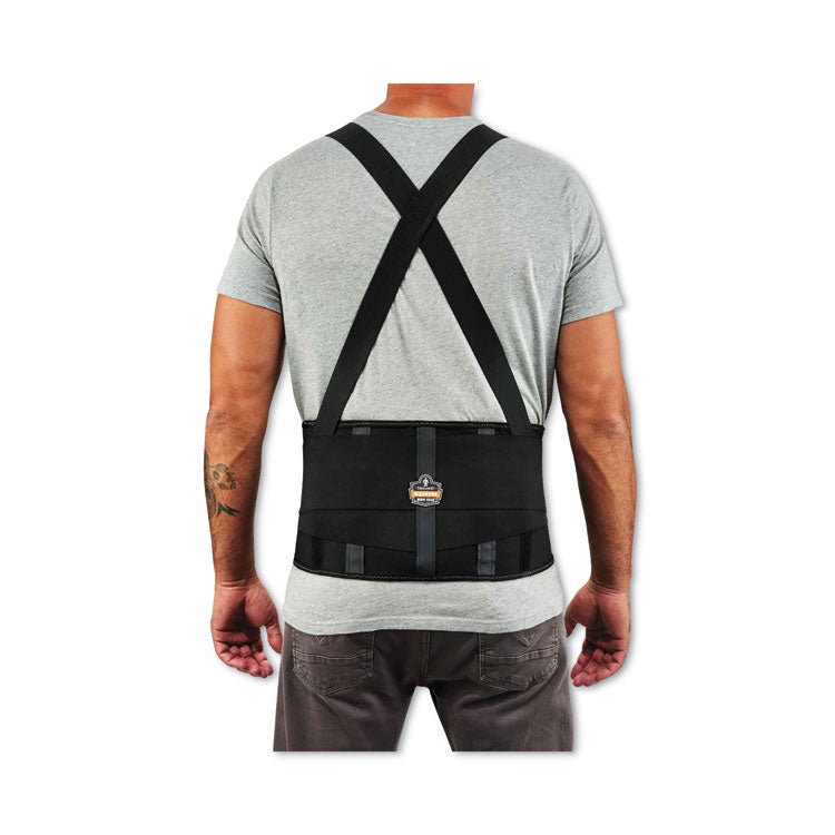 ProFlex 1100SF Standard Spandex Back Support Brace, Medium, 30" to 34" Waist, Black