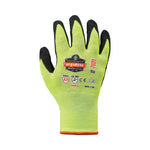 ProFlex 7021 Hi-Vis Nitrile-Coated CR Gloves, EN388: 4342B, 9.25" Long, Large, Lime, 144 Pairs/Carton