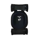ProFlex 344 Injected Gel Knee Pads With Comfort Straps, Short Cap, Buckle Closure, Black, Pair