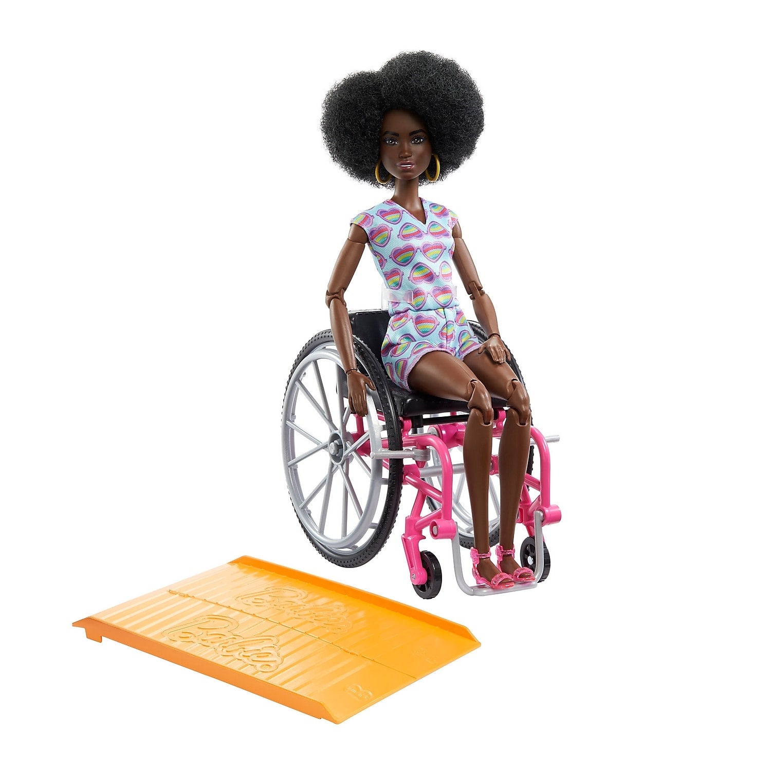 Mattel Barbie Fashionistas Doll With Wheelchair, Brown Hair, 2/Pack (HJT14)