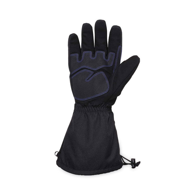 ProFlex 825WP Thermal Waterproof Winter Work Gloves, Large, Black, Pair