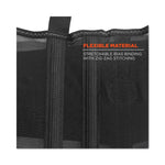 ProFlex 100HV Economy Hi-Vis Spandex Back Support Brace, Medium, 30" to 34" Waist, Black/Orange
