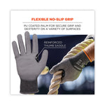 ProFlex 7071 ANSI A7 PU Coated CR Gloves, EN388: 4X42F, 9" Long, X-Large, Gray, 12 Pairs