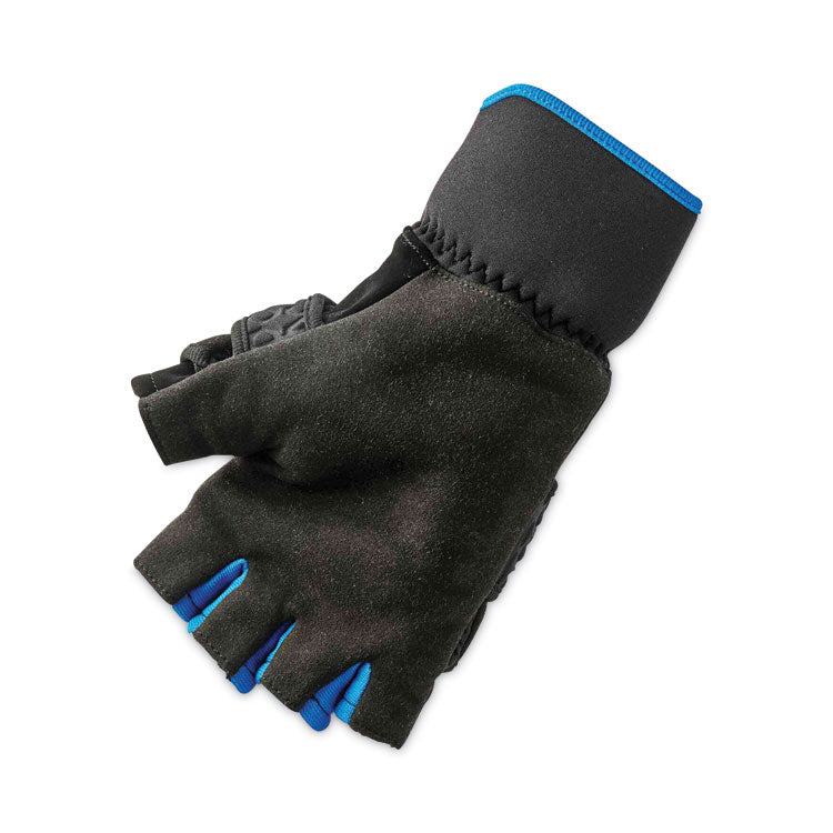 ProFlex 816 Thermal Flip-Top Gloves, EN388: 3423X, 9" Long, Large, Black, Pair
