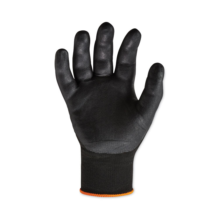 ProFlex 7001 Nitrile-Coated Gloves, EN388: 4121X, 9" Long, Large, Black, 144 Pairs/Carton