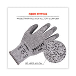 ProFlex 7030 ANSI A3 PU Coated CR Gloves, EN388: 4X42C, 9" Long, Large, Gray, Pair